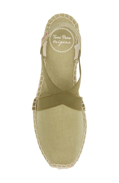 Toni Pons Verona Wedge Espadrille In Oliva/olive