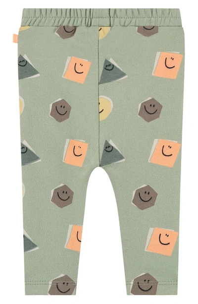 Shop Babyface Happy Shapes Sweatpants In Sage