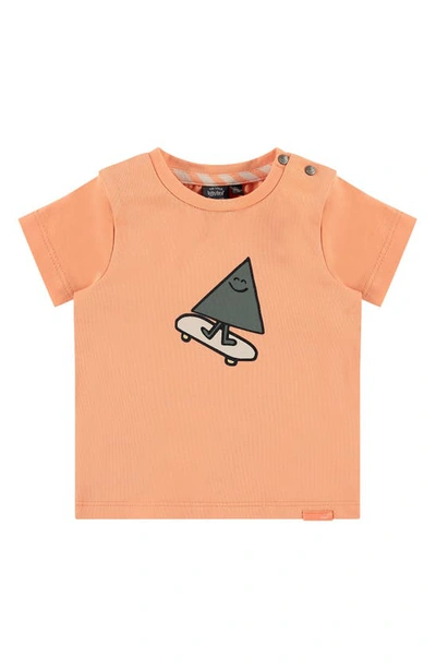 Shop Babyface Triangle Skate Graphic T-shirt In Neon Orange