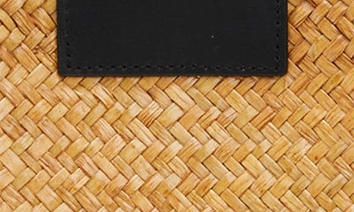 Allsaints Ebro Woven Straw Cross Body Bag In Natural