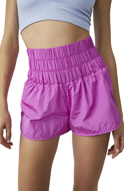 Shop Fp Movement By Free People The Way Home Shorts In Neon Magenta
