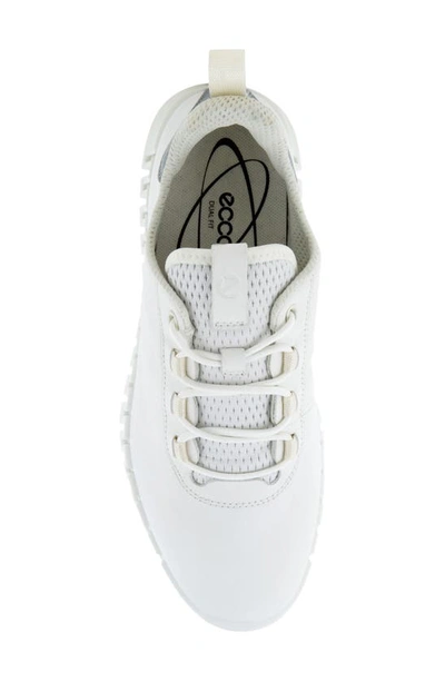 Shop Ecco Gruuv Sneaker In White/ Light Grey