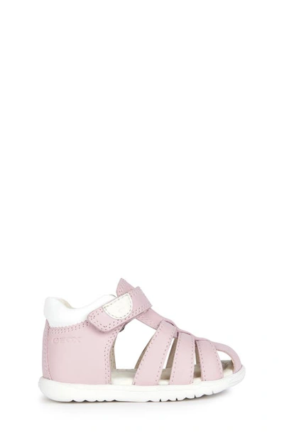 Shop Geox Kids' Macchia Sandal In Rose