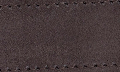 Shop Johnston & Murphy Baldwin Suede Belt In Charcoal English Suede