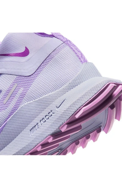 Shop Nike React Pegasus Trail 4 Gore-tex® Waterproof Running Shoe In Purple/ Purple/ Fuchsia