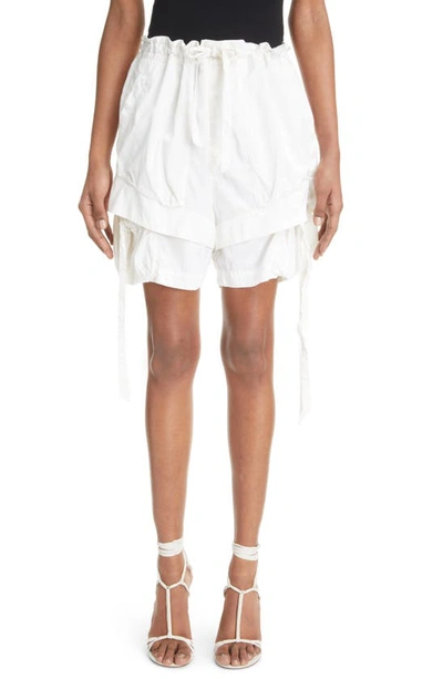 Shop Isabel Marant Nala Cargo Shorts In White
