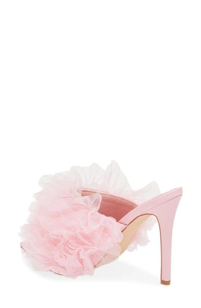 Shop Azalea Wang Birdie Tulle Sandal In Pink