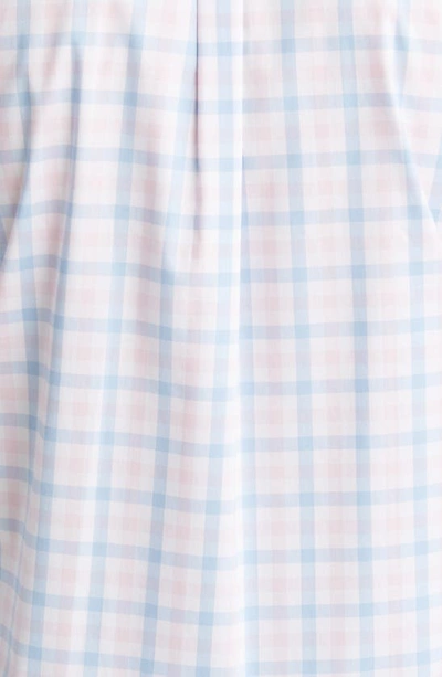 Shop Peter Millar Macinac Check Stretch Button-down Shirt In Palmer Pink
