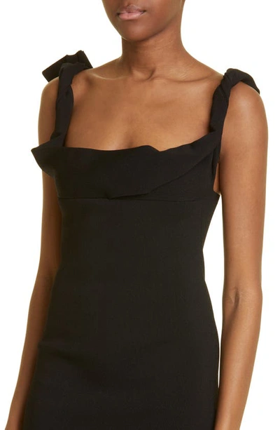 Shop Jacquemus Alca Malle Knit Maxi Dress In Black