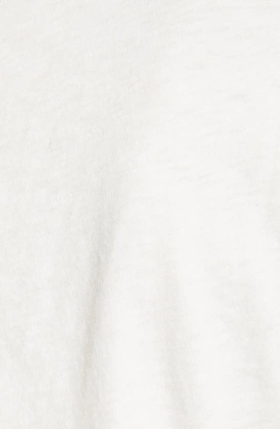 Rag & Bone The Slub Vee Tee In Brightwht