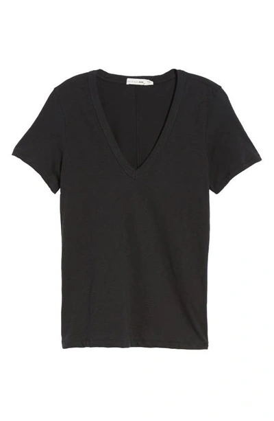 Rag & Bone Surplus Stretch Modal And Cotton-blend Jersey T-shirt In Blk