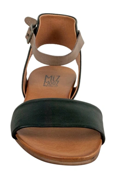 Miz Mooz Alanis Flat Sandal In Black