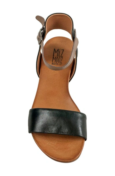 Shop Miz Mooz Alanis Flat Sandal In Black