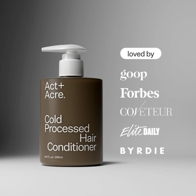 Shop Act+acre Cold Processed Moisture Balancing Conditioner In Default Title