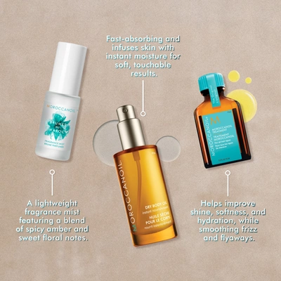 Shop Moroccanoil Dive Into Hydration Head To Toe Set In Default Title