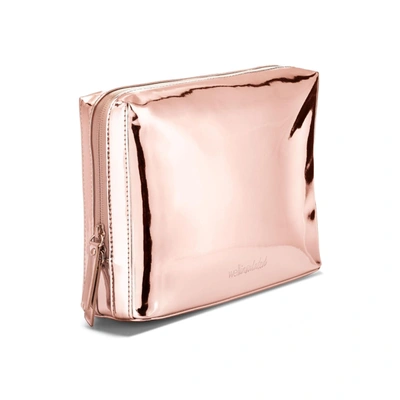 Shop Wellinsulated Large Performance Beauty Bag In Rose Gold