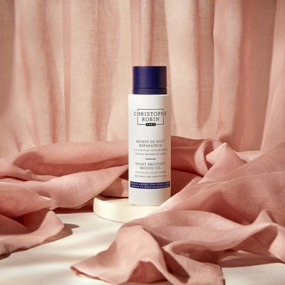 Christophe Robin Night Recovery Monoi Oil With White Lotus Flower In Default Title