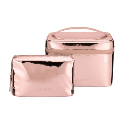 Shop Wellinsulated Performance Beauty Bag In Rose Gold