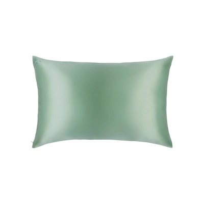 Shop Slip Pure Silk Queen Pillowcase In Pistachio
