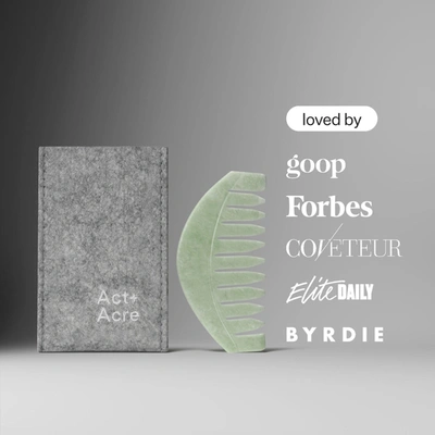 Act+acre Scalp Gua Sha Tool For Hair Growth In White