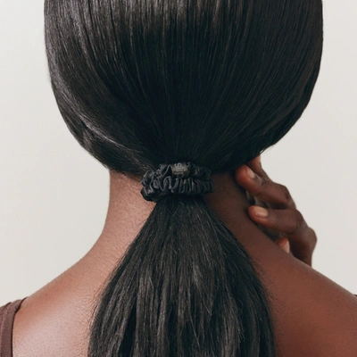 Slip Skinny Scrunchies In Black