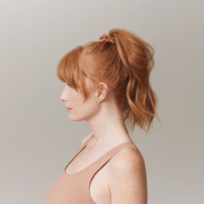 Slip Skinny Scrunchies In Copper