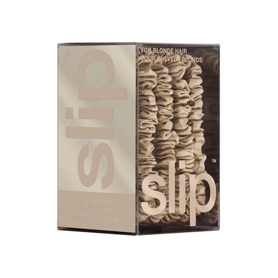 Slip Skinny Scrunchies In Blonde