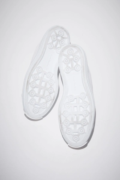 Shop Acne Studios Women Low Top Sneakers In Optic White