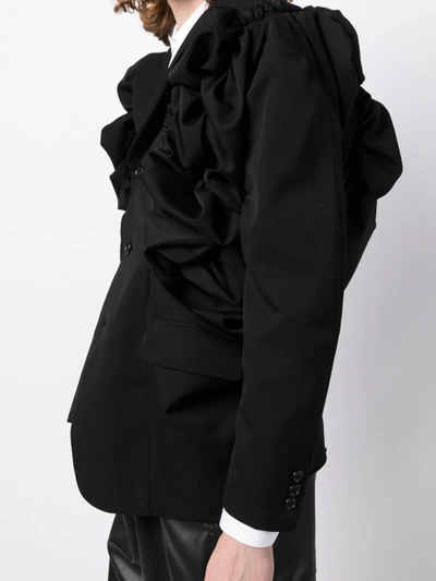 Comme Des Garçons Comme Des Garcons Women Asymmetrical Jacket In