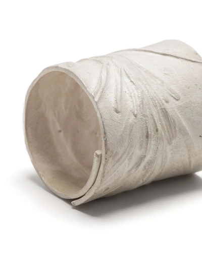 Detaj Wrap Around Cast Ring In White