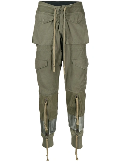 Shop Greg Lauren Men Army Jacket Zip Front Pant