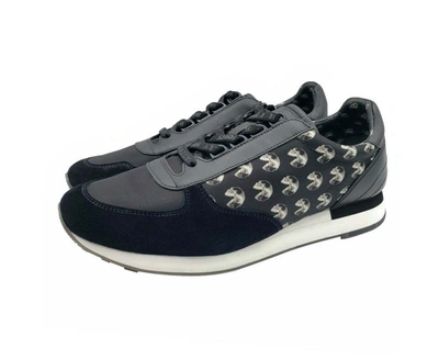 Bally Men's Consumers Nylon / Leather / Suede Lace Up Sneaker In Black