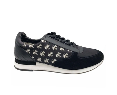 Bally Men's Consumers Nylon / Leather / Suede Lace Up Sneaker In Black