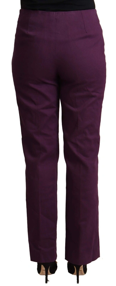 Shop Bencivenga Violet High Waist Tapered Casual Women's Pants