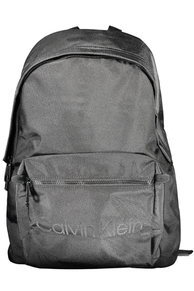 Calvin Klein Black Polyester Men's Backpack | ModeSens