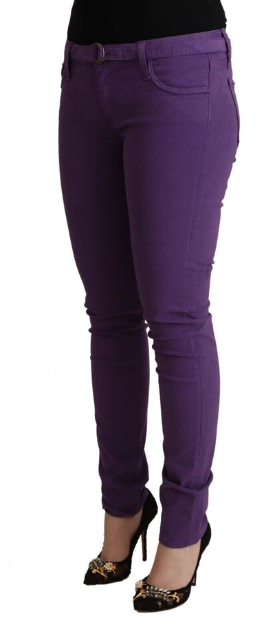 Shop Cycle Purple Cotton Low Waist Skinny Casual Women's Jeans