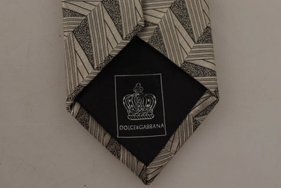Shop Dolce & Gabbana Beige Fantasy Pattern Adjustable Neckmen's Accessory Men's Tie