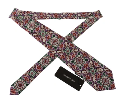 Shop Dolce & Gabbana Multicolor Fantasy Pattern Necktie Men's Accessory