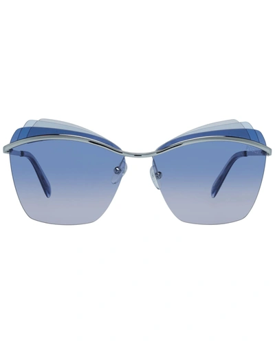 Shop Emilio Pucci Silver Sunglasses For Women's Woman