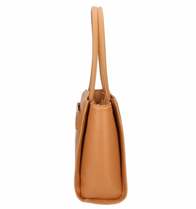 Shop Plein Sport Brown Polyurethane Shoulder Women's Bag In Beige