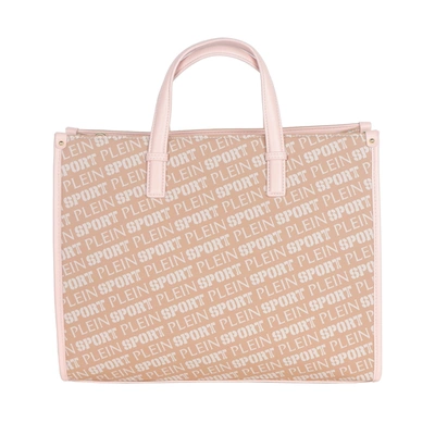 Shop Plein Sport Pink Polyamide Shoulder Women's Bag