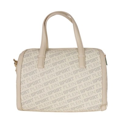 Shop Plein Sport White Polyamide Crossbody Women's Bag