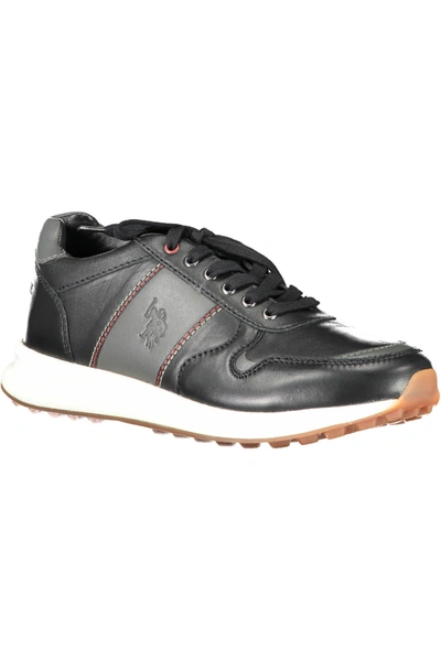 Shop U.s. Polo Assn . Black Eco Leather Men's Sneaker