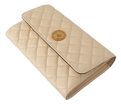 Shop Versace White  Nappa Leather Medusa Evening Women's Bag