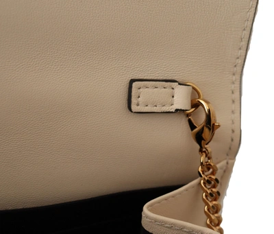Shop Versace White  Nappa Leather Medusa Evening Women's Bag