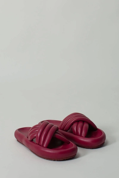 Shop Isabel Marant Leather Puffy Sandals