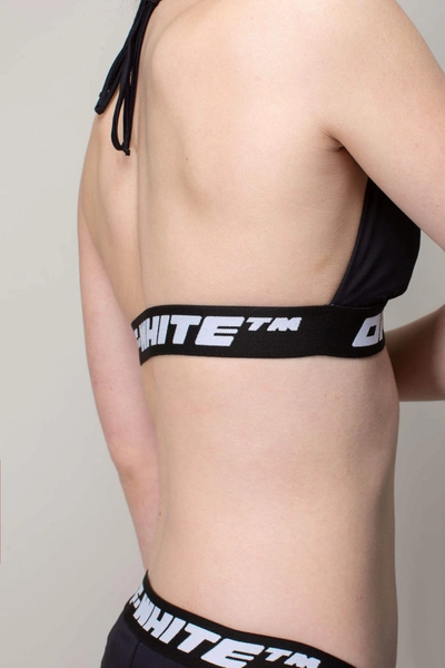Shop Off-white Logo Band Bikini