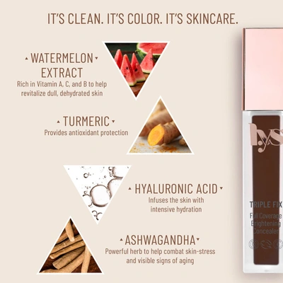 Lys Beauty Triple Fix Full Coverage Brightening Concealer