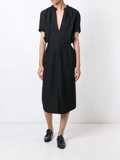 Shop Victoria Beckham V Neck Dress