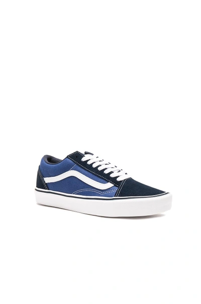 Shop Vans + Old Skool Lite In Navy & White